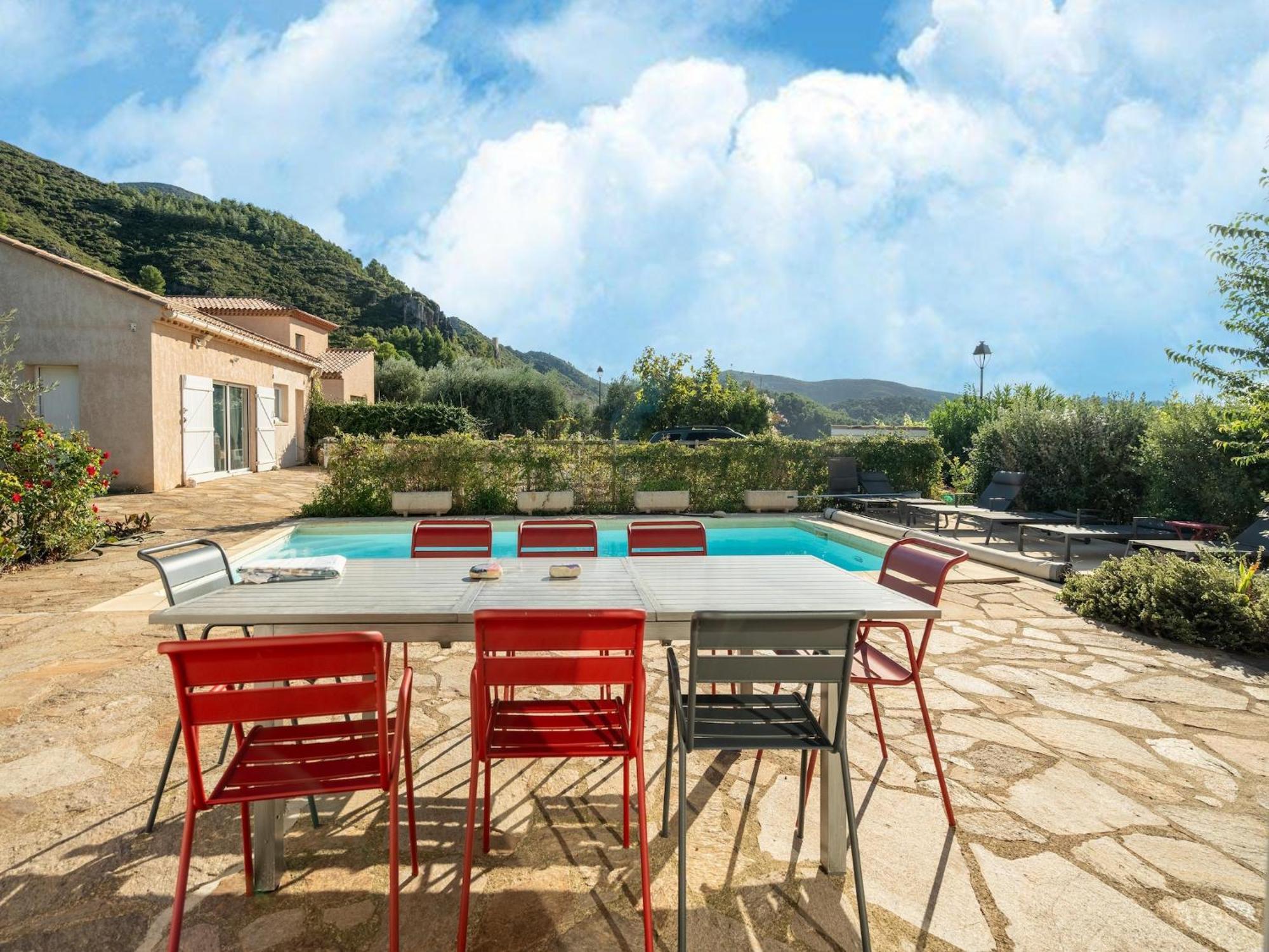 Villa House In The South Of France With Private Pool Roquebrun Exterior foto